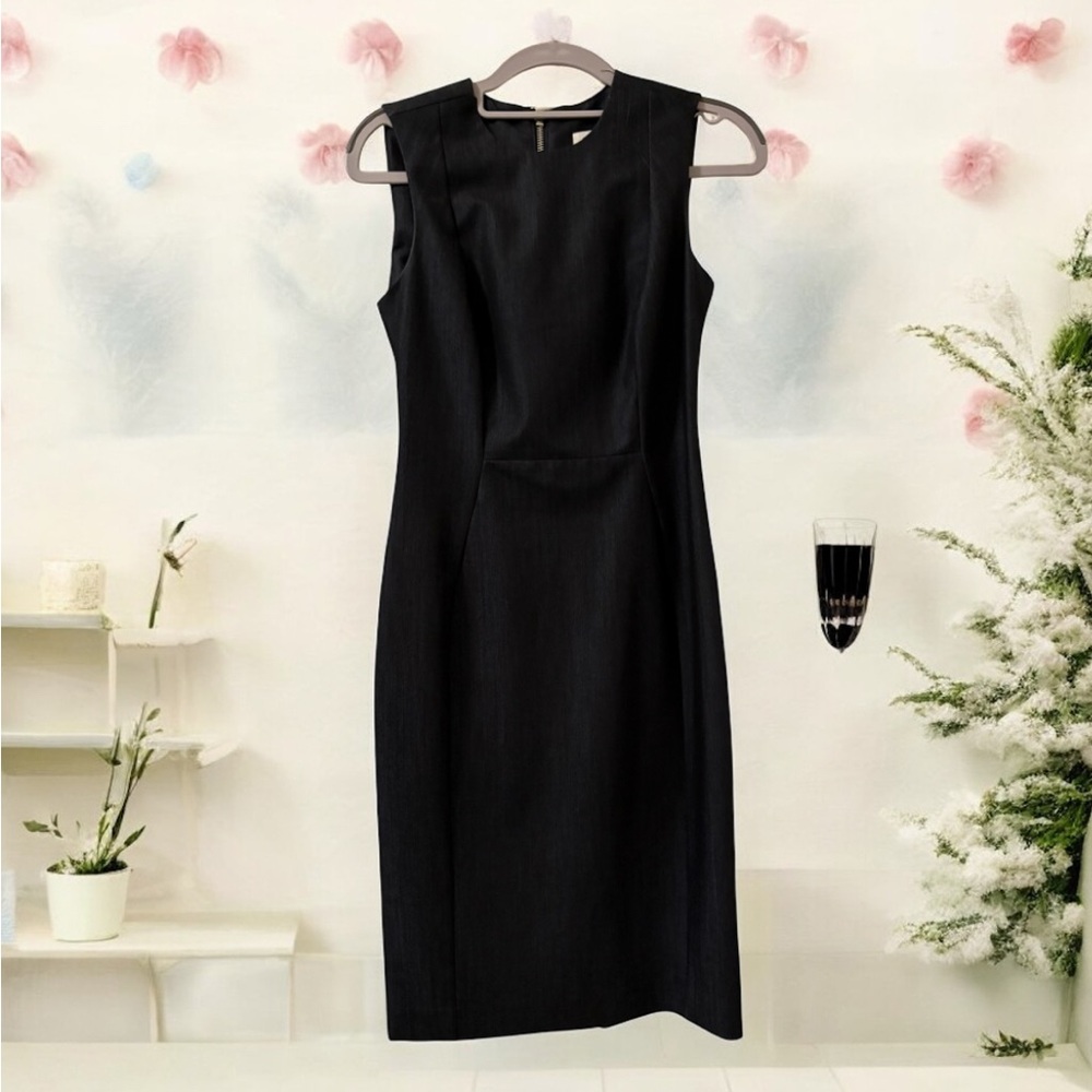 Calvin Klein Black Midi Dress
